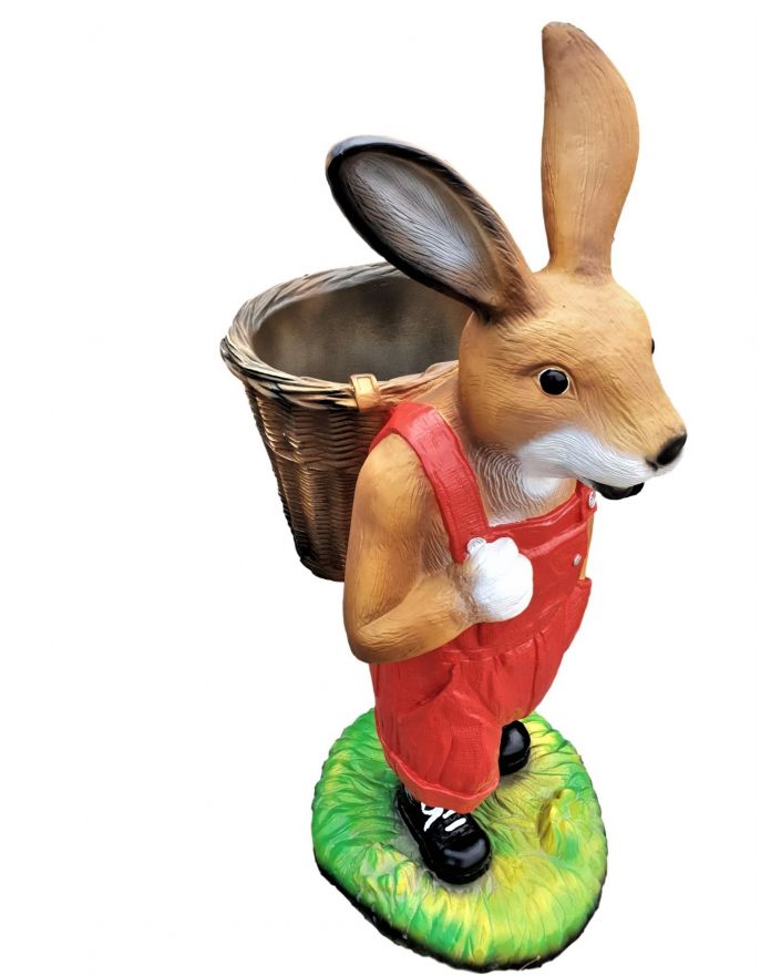 ZAJĄC Z KOSZEM XXL - CZERWONY