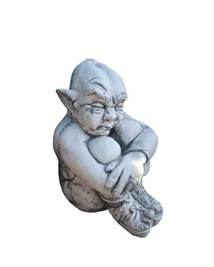 TROLL Z WARKOCZEM - biały