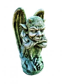 TROLL GARGULEC SKULONY - zielony