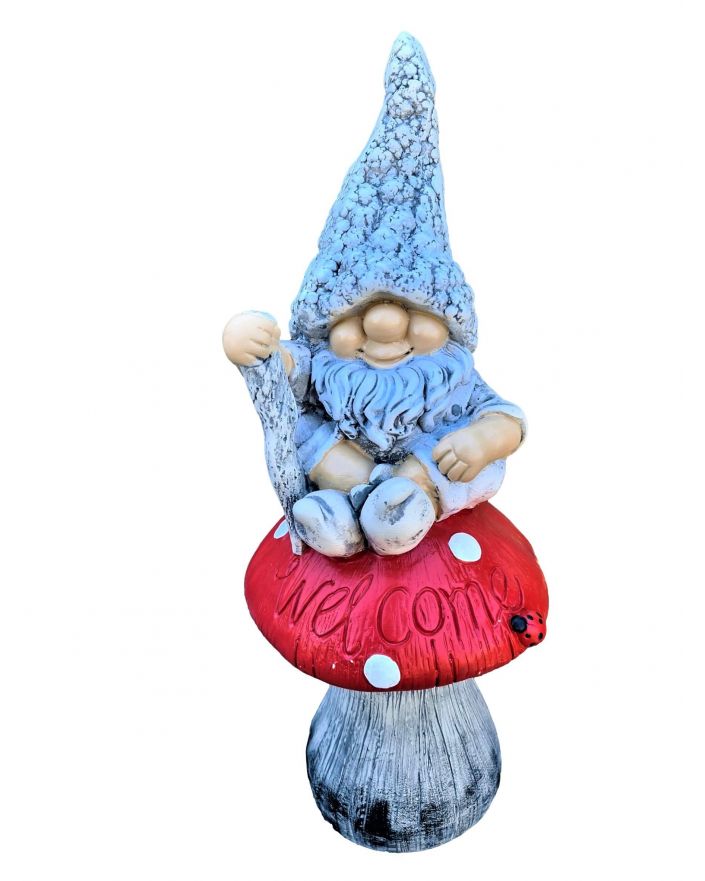 FIGURA GIPSOWA - STARY SKRZAT NA MUCHOMORZE - MAG