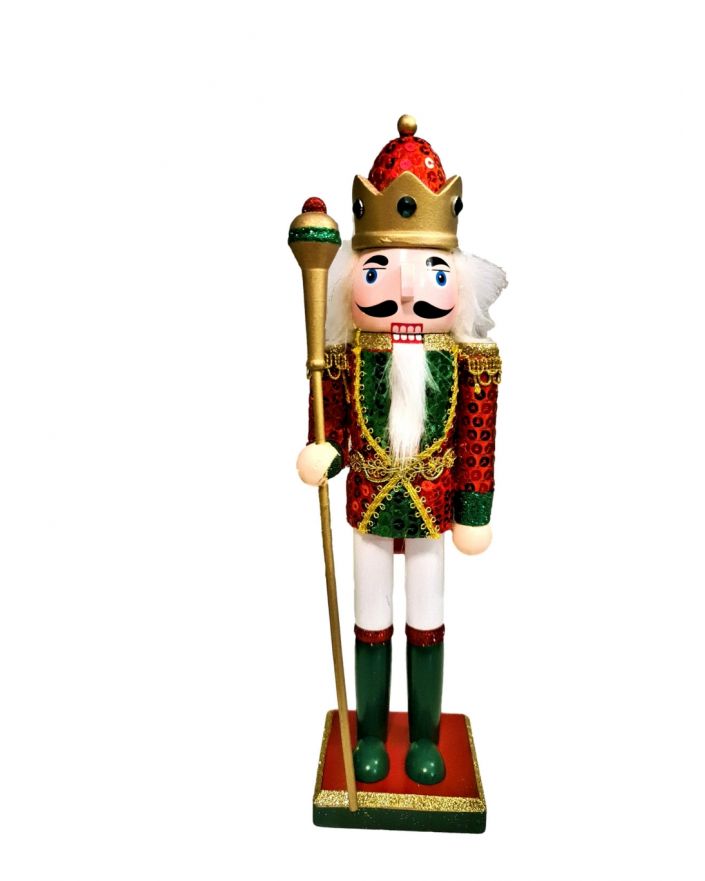 FIGURKA ŚWIĄTECZNA - DREWNIANY DZIADEK DO ORZECHÓW model I