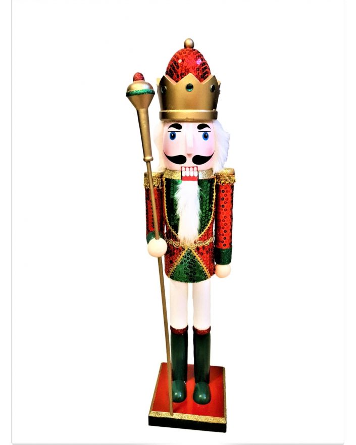 FIGURKA ŚWIĄTECZNA - DREWNIANY DZIADEK DO ORZECHÓW model XI - XL