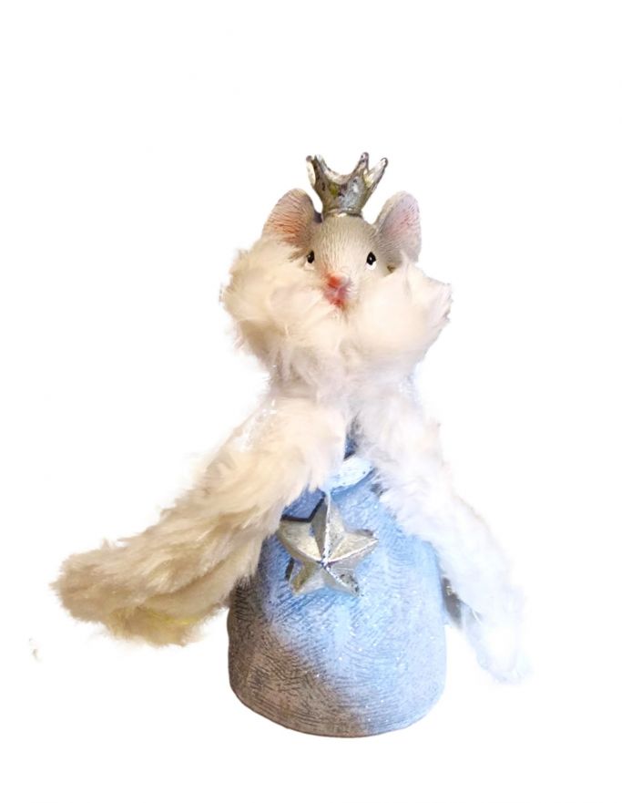 FIGURA ŚWIĄTECZNA - MYSZ MYSZKA W PŁASZCZU