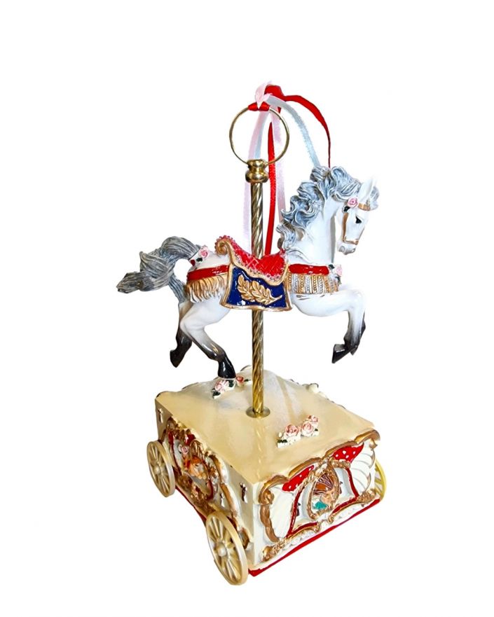 OZDOBA ŚWIĄTECZNA - POZYTYWKA KOŃ KUCYK