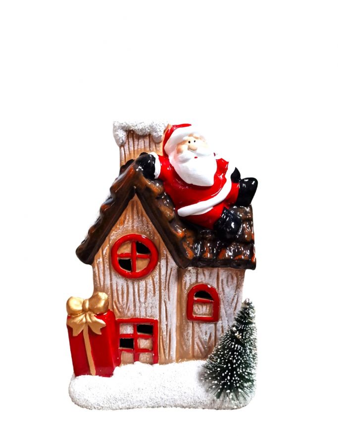 OZDOBA ŚWIĄTECZNA - DOMEK Z PIERNIKA model V LED