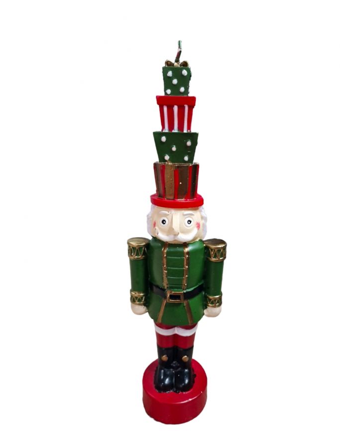 ŚWIECA ŚWIĄTECZNA - DZIADEK DO ORZECHÓW model I