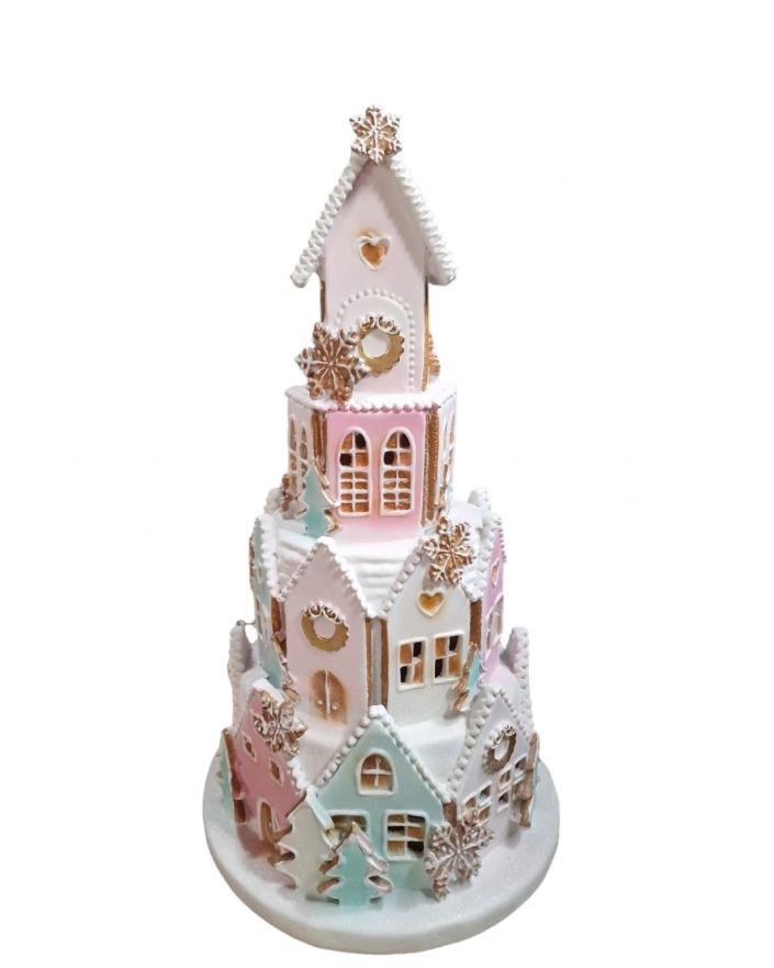 OZDOBA ŚWIĄTECZNA - DOMEK Z PIERNIKA model IIa