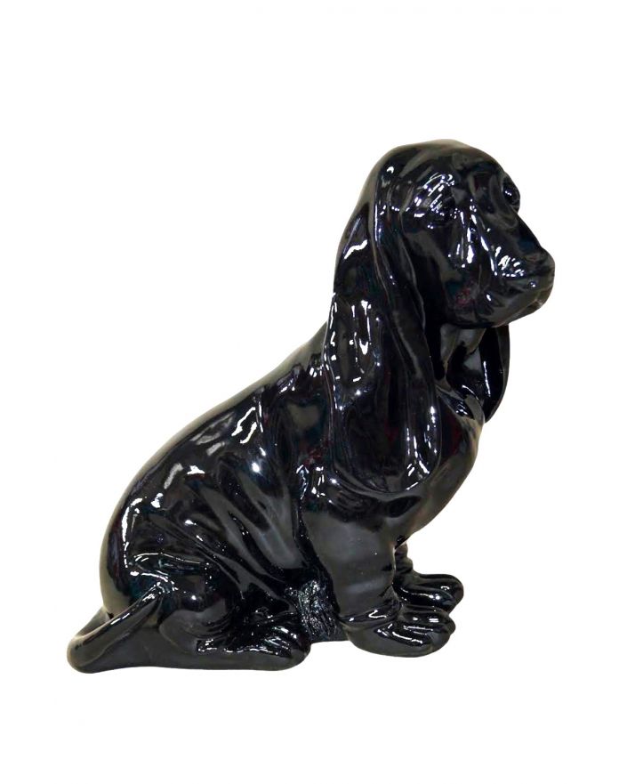 PIES SIEDZĄCY BASSET - DESIGN model IIId