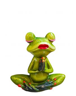 FIGURA CERAMICZNA - ŻABA ŻABKA - YOGA model V