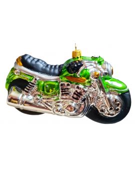 OZDOBA ŚWIĄTECZNA - ZAWIESZKA BOMBKA MOTOR MOTOCYKL model III