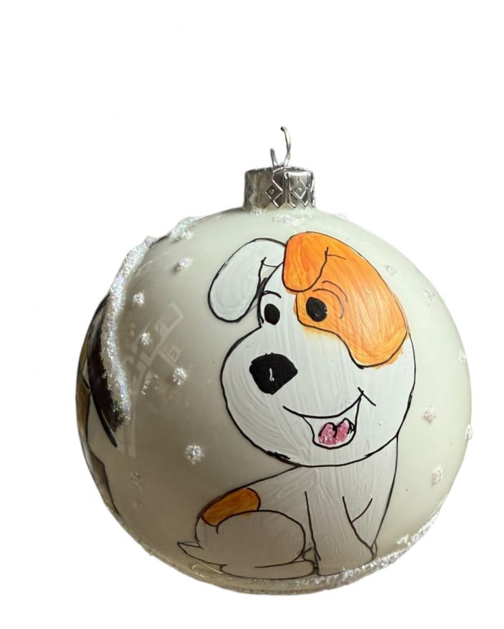 OZDOBA ŚWIĄTECZNA - ŚREDNIA BOMBKA 100 mm REKSIO