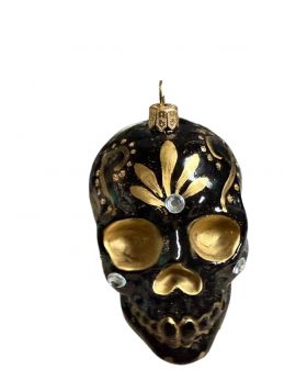 OZDOBA ŚWIĄTECZNA - ZAWIESZKA BOMBKA CZASZKA model I