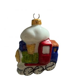 OZDOBA ŚWIĄTECZNA - ZAWIESZKA BOMBKA - LOKOMOTYWA