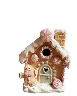 OZDOBA ŚWIĄTECZNA - DOMEK Z PIERNIKA model XI LED