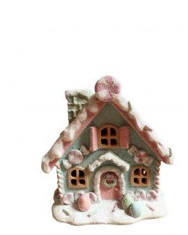 OZDOBA ŚWIĄTECZNA - DOMEK Z PIERNIKA model XII LED