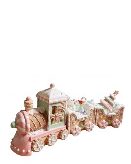 OZDOBA ŚWIĄTECZNA - POCIĄG Z PIERNIKA Z WAGONAMI model II