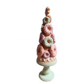 OZDOBA ŚWIĄTECZNA - BABECZKOWA PĄCZKOWA CHOINKA