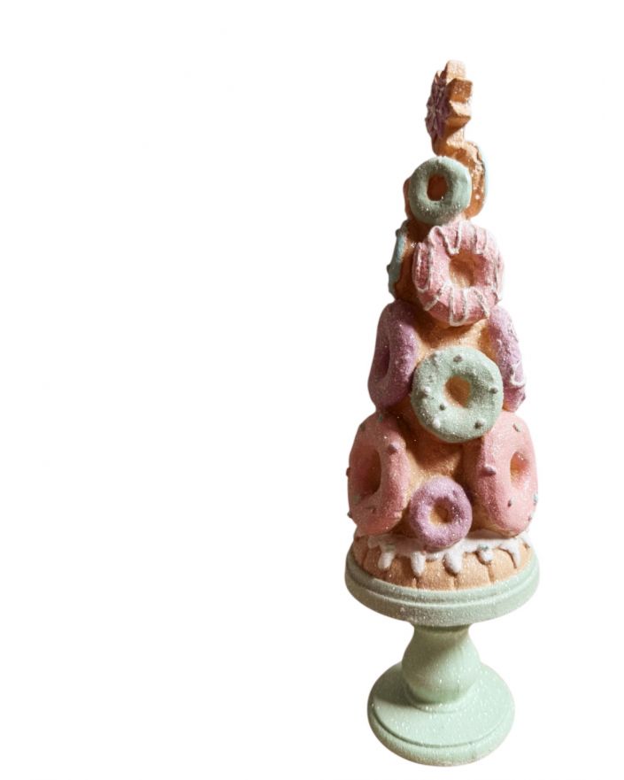 OZDOBA ŚWIĄTECZNA - BABECZKOWA PĄCZKOWA CHOINKA