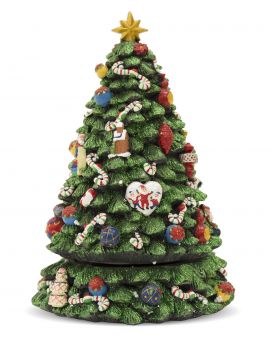 OZDOBA ŚWIĄTECZNA - OBRACAJĄCA SIĘ CHOINKA Z POZYTYWKĄ model VII