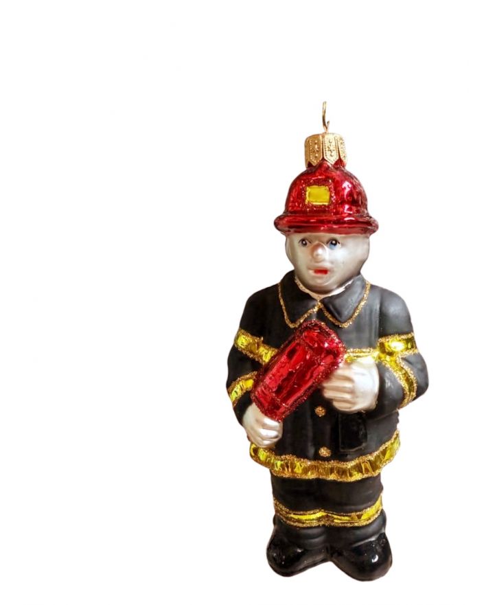 OZDOBA ŚWIĄTECZNA - ZAWIESZKA BOMBKA STRAŻAK