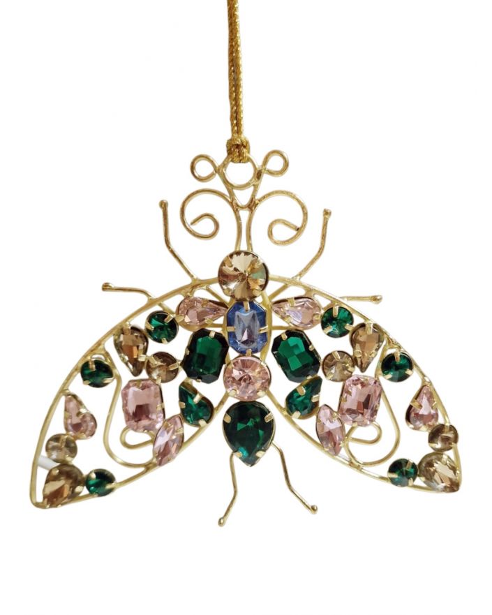 OZDOBA ŚWIĄTECZNA - ZAWIESZKA BOMBKA - MUCHA MOTYL OWAD model I