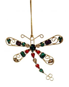 OZDOBA ŚWIĄTECZNA - ZAWIESZKA BOMBKA - MUCHA MOTYL OWAD WAŻKA model II