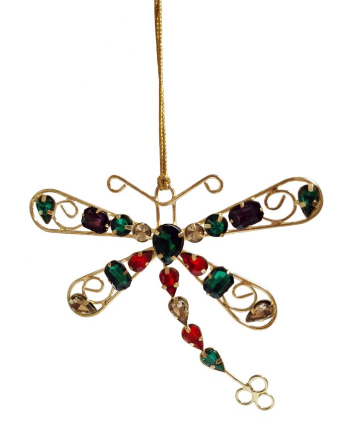 OZDOBA ŚWIĄTECZNA - ZAWIESZKA BOMBKA - MUCHA MOTYL OWAD WAŻKA model II