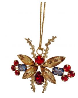 OZDOBA ŚWIĄTECZNA - ZAWIESZKA BOMBKA - MUCHA MOTYL OWAD WAŻKA model IV