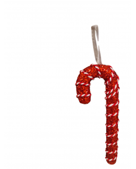 OZDOBA ŚWIĄTECZNA - ZAWIESZKA BOMBKA - CUKIEREK, LASKA ŚWIĄTECZNA model II