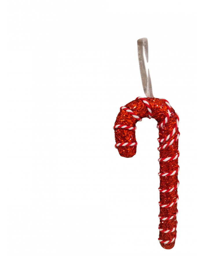 OZDOBA ŚWIĄTECZNA - ZAWIESZKA BOMBKA - CUKIEREK, LASKA ŚWIĄTECZNA model II