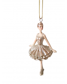 OZDOBA ŚWIĄTECZNA - ZAWIESZKA BOMBKA - BALETNICA model VIIIc