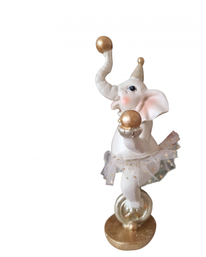 OZDOBA ŚWIĄTECZNA - CYRKOWY SŁOŃ