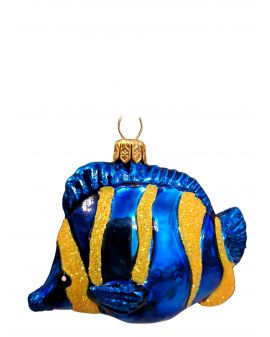 OZDOBA ŚWIĄTECZNA - BOMBKA ZAWIESZKA RYBA RYBKA SKALAR model II
