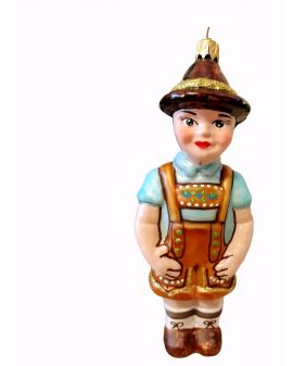 OZDOBA ŚWIĄTECZNA - ZAWIESZKA BOMBKA DZIECI ŚWIATA - BAWARCZYK