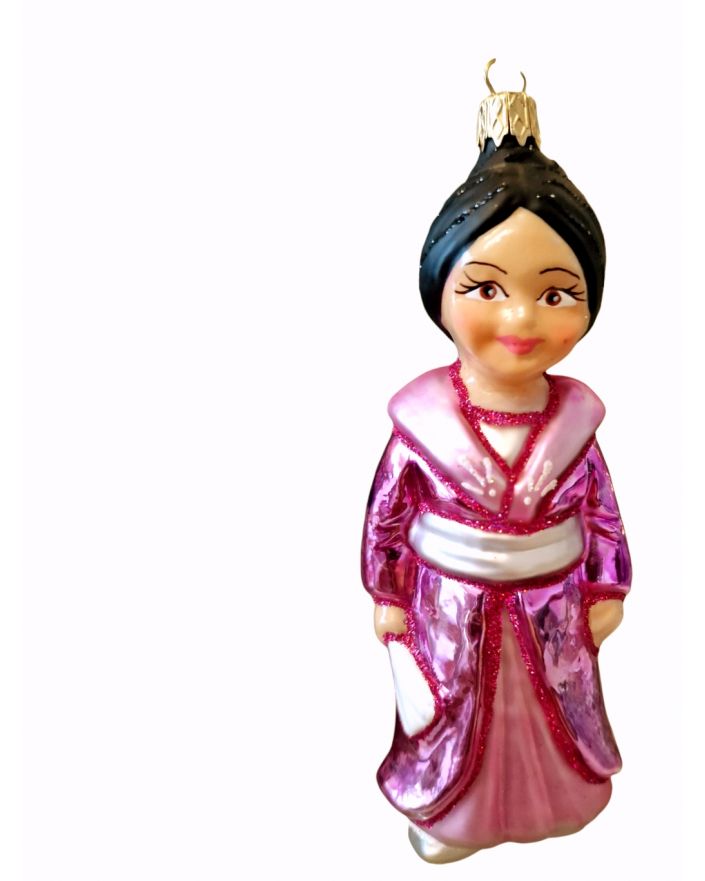 OZDOBA ŚWIĄTECZNA - ZAWIESZKA BOMBKA DZIECI ŚWIATA - JAPONKA