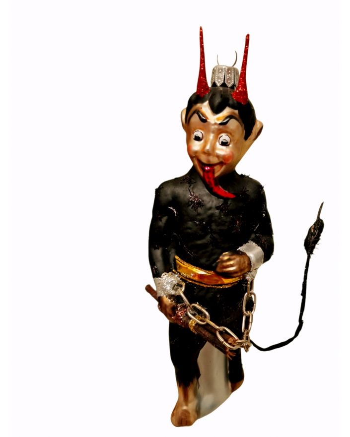 OZDOBA ŚWIĄTECZNA - ZAWIESZKA BOMBKA - DIABEŁ