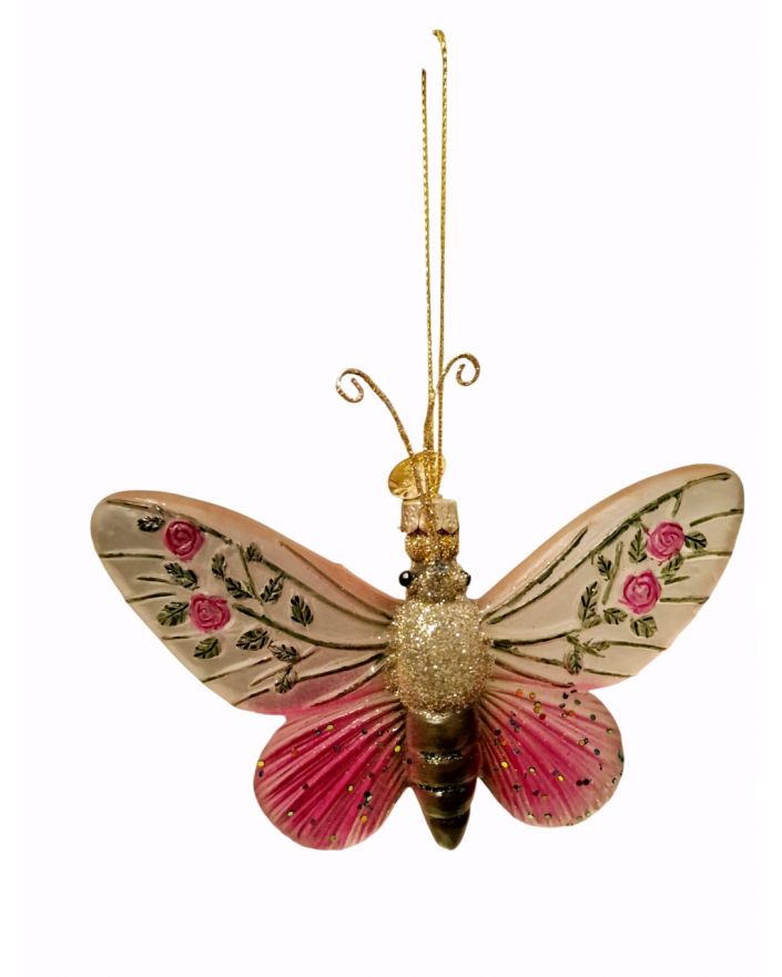 OZDOBA ŚWIĄTECZNA - ZAWIESZKA BOMBKA - MOTYL model I