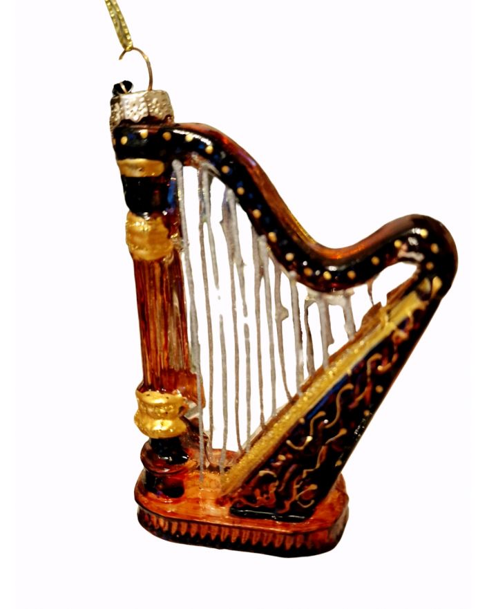 OZDOBA ŚWIĄTECZNA - ZAWIESZKA BOMBKA - HARFA