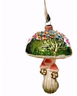 OZDOBA ŚWIĄTECZNA - ZAWIESZKA BOMBKA - MAGICZNY GRZYB model I