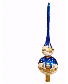 OZDOBA ŚWIĄTECZNA - SZPIC CHOINKOWY model X