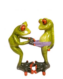 FIGURA CERAMICZNA - ŻABA ŻABKA erotoman