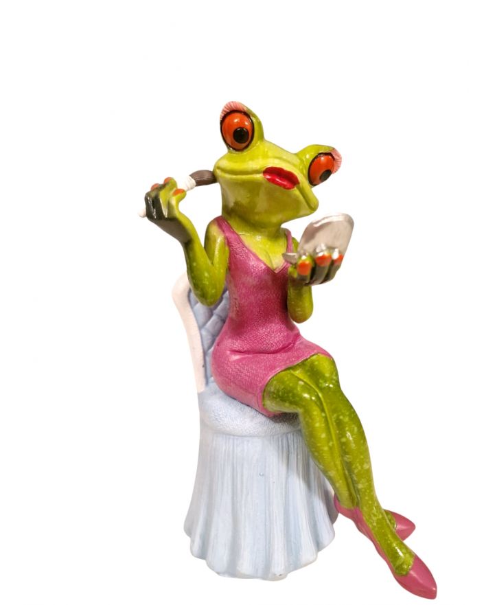 FIGURA CERAMICZNA - ŻABA ŻABKA malująca się model I