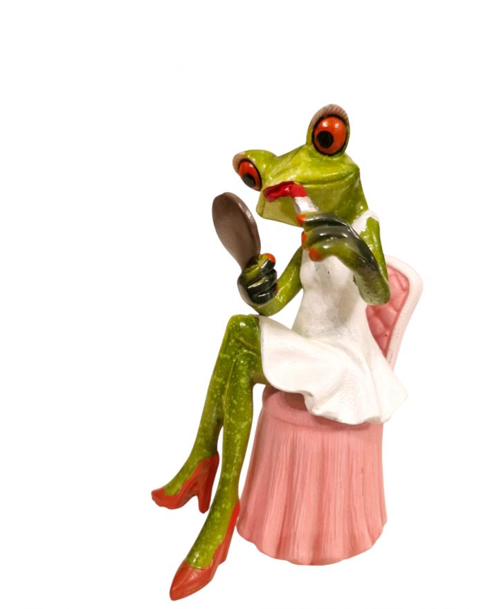 FIGURA CERAMICZNA - ŻABA ŻABKA malująca się model II