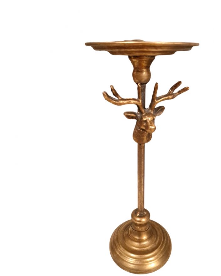 ŚWIECZNIK METALOWY Z RENIFEREM model V