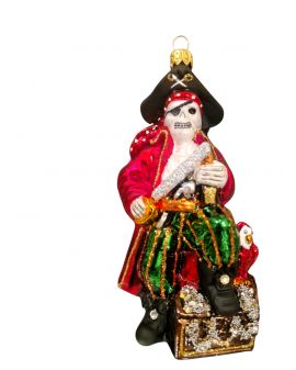OZDOBA ŚWIĄTECZNA - BOMBKA KORSARZ PIRAT KAPITAN model II