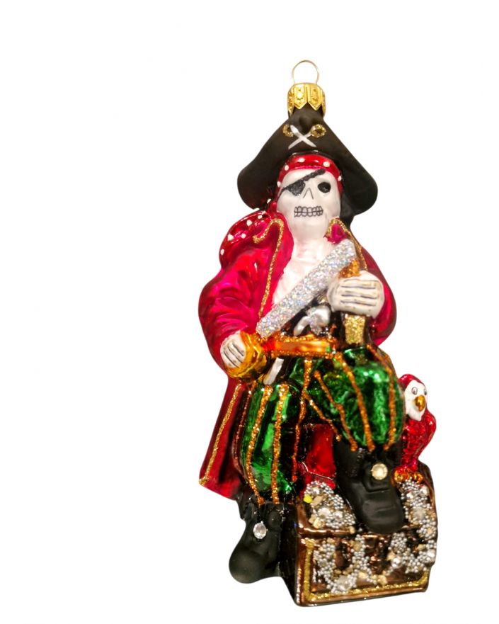 OZDOBA ŚWIĄTECZNA - BOMBKA KORSARZ PIRAT KAPITAN model II