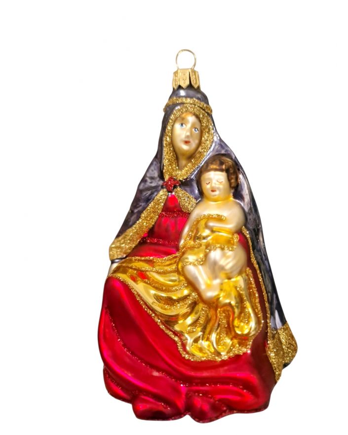 OZDOBA ŚWIĄTECZNA - BOMBKA KORSARZ MATKA BOSKA - SZOPKA BOŻONARODZENIOWA model I