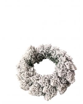 OZDOBA ŚWIĄTECZNA - SZTUCZNY WIANEK model II ośnieżony