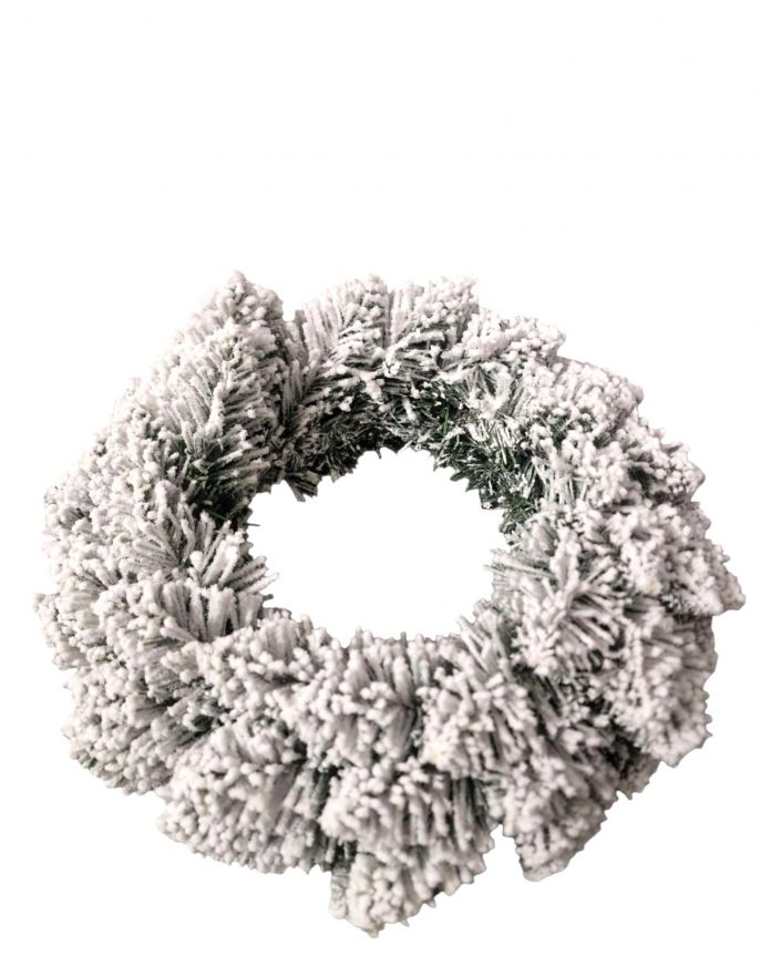 OZDOBA ŚWIĄTECZNA - SZTUCZNY WIANEK model IIa ośnieżony