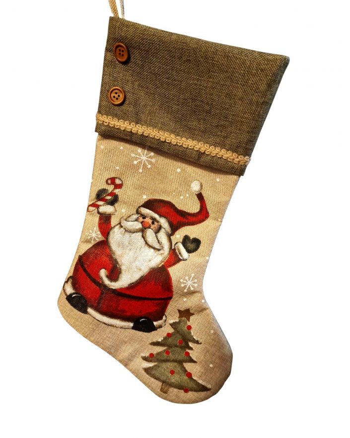 OZDOBA ŚWIĄTECZNA - ŚWIĄTECZNA SKARPETA